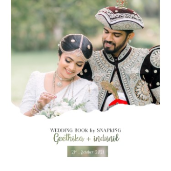 Geethika & Indunil Wedding day E album book