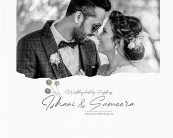 Ishani & Sameera E Wedding album book