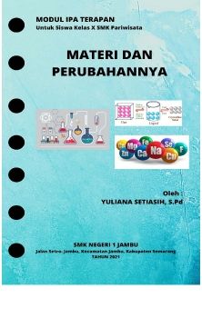 Microsoft Word - MODUL IPA TERAPAN X MATERI DAN PERUBAHANNYA