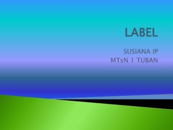 LABEL TEXT