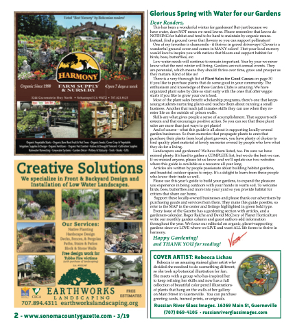 2019 Sonoma County Gardeners Resource Guide