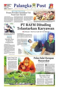 SKH Palangka Post Edisi 14 November 2019
