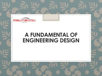 Fundamental Of Design In Mechanical Engineering