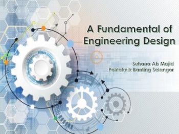 Fundamental of Engineering Design