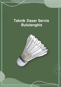 Teknik Servis Bulutangkis