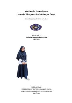 MENGENAL BENTUK BANGUN DATAR