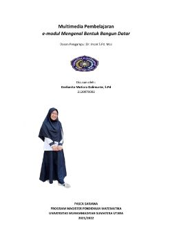 MENGENAL BENTUK BANGUN DATAR