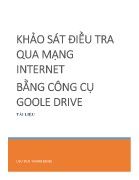 Tai Lieu Khao sat qua mang Internet