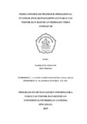 MEDIA INFORMASI PROSEDUR OPERASIONAL STANDAR (POS) KEMAHASISWAAN FAKULTAS TEKNIK DAN KEJURUAN BERBASIS VIDEO ANIMASI 2D