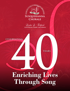 Susquehanna Chorale 40th Anniversary Book