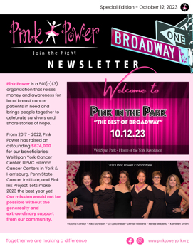Pink Power Newsletter