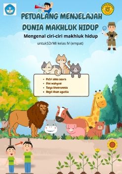 Biru Hijau Penuh Warna Ceria Cover Modul Ajar Dokumen A4