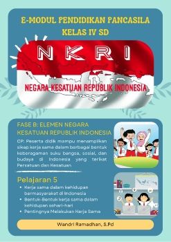 E- MODUL PPKN ELEMEN NKRI KELAS 4 SD