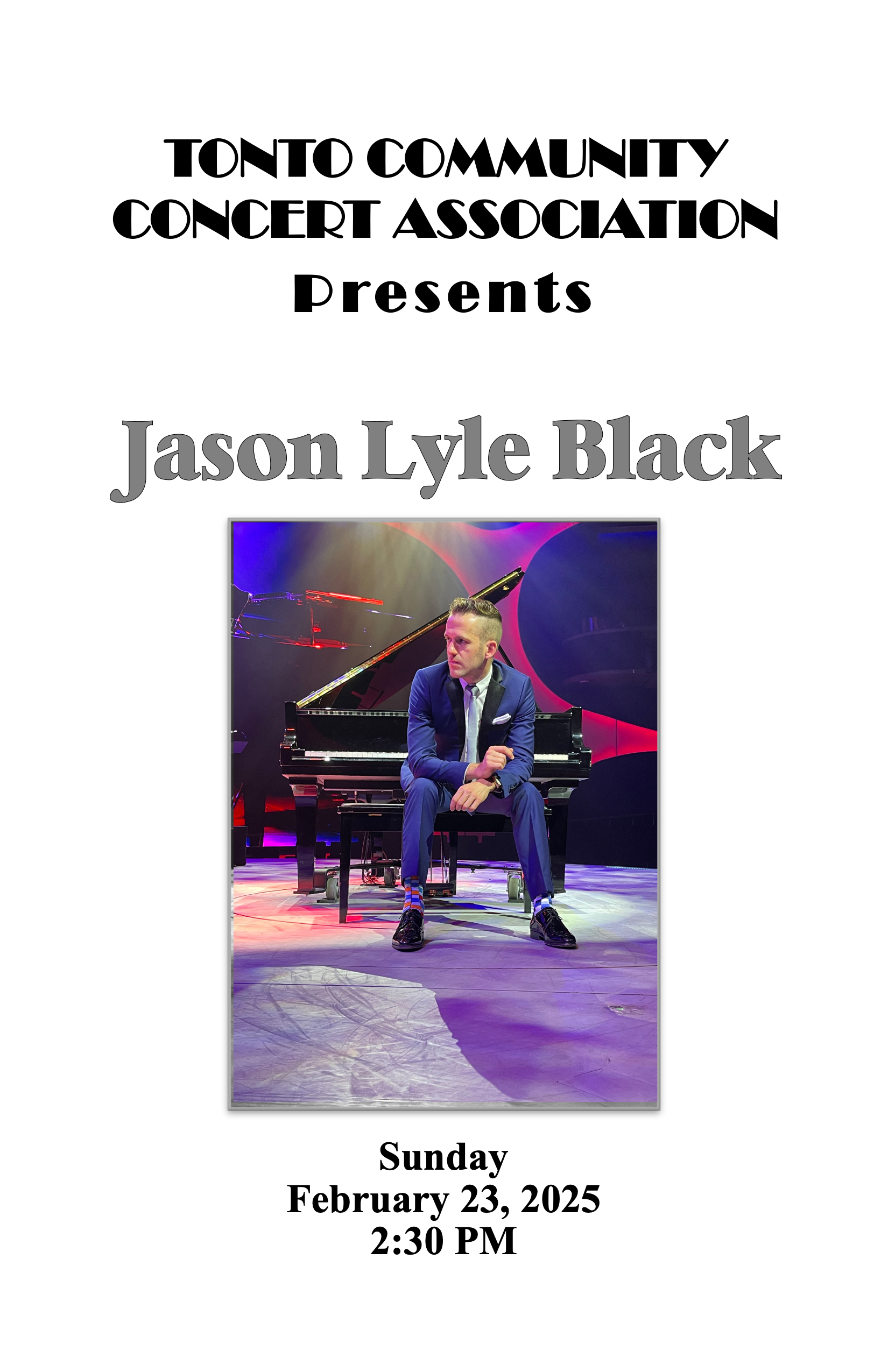 Jason Lyle Black Program Sun, Feb 23