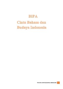 MODUL BIPA - BAHASA TULIS