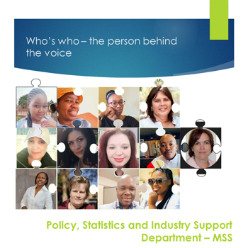 Policy, Statistics and Industry Support