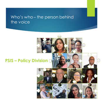 Who's who - Policy Division