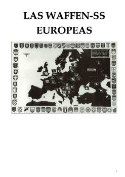 LAS WAFFEN SS EUROPEAS