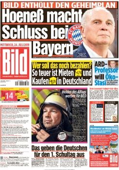 BilD-Zeitung vom (+24. Juli 2019)