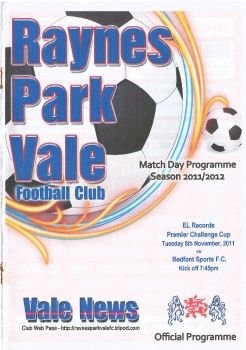 Raynes Park Vale v. Bedfont Sports 2011