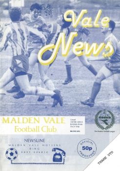 Malden Vale v Thame Utd