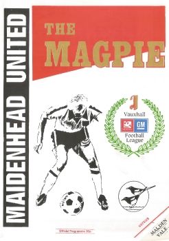 Maidenhead Utd v Malden Vale 14.11.89