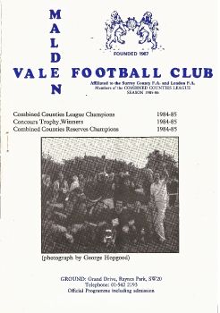 Malden Vale v.BAE '85 