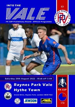 Raynes Park Vale FC v Hythe Town FC