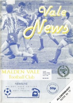 Malden Vale v. Aldershot '93