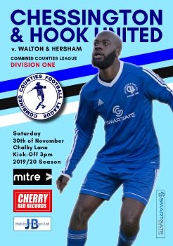 CHESSINGTON & HOOK UTD vs WALTON & HERSHAM - 2019-20 Season
