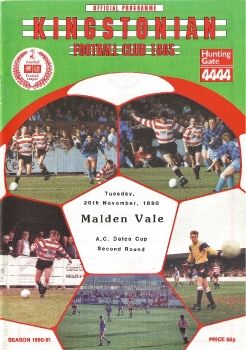 Kingstonian v. Malden Vale '90