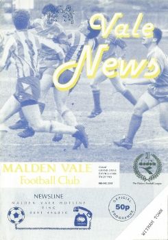 Malden Vale vs Witham Town '95