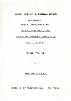 Raynes Park FC v. Virginia Water '91