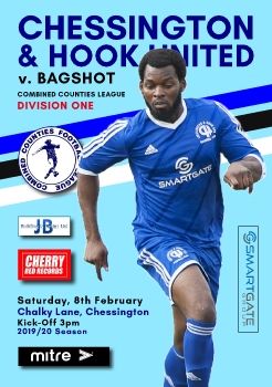 Chessington & Hook United versus Bagshot 08.02.20 