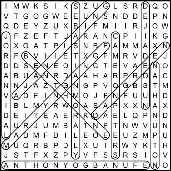 WORD SEARCH CHUFC PLAYERS 1 SOLUTION