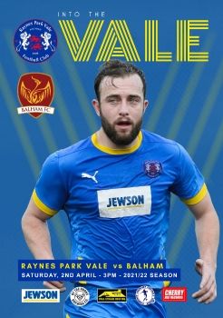 Raynes Park Vale vs Balham 02-04-22