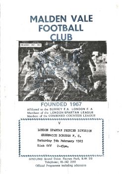 Malden Vale v. Greenwich Borough '83