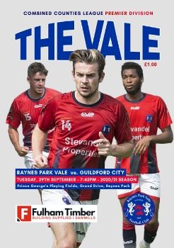 Raynes Park Vale vs Guildford City 2020