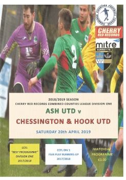 v ASH UTD 20.04.19