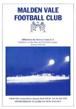 Malden Vale v. Farleigh Rovers '87