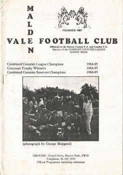 Malden Vale v. Malden Town '85