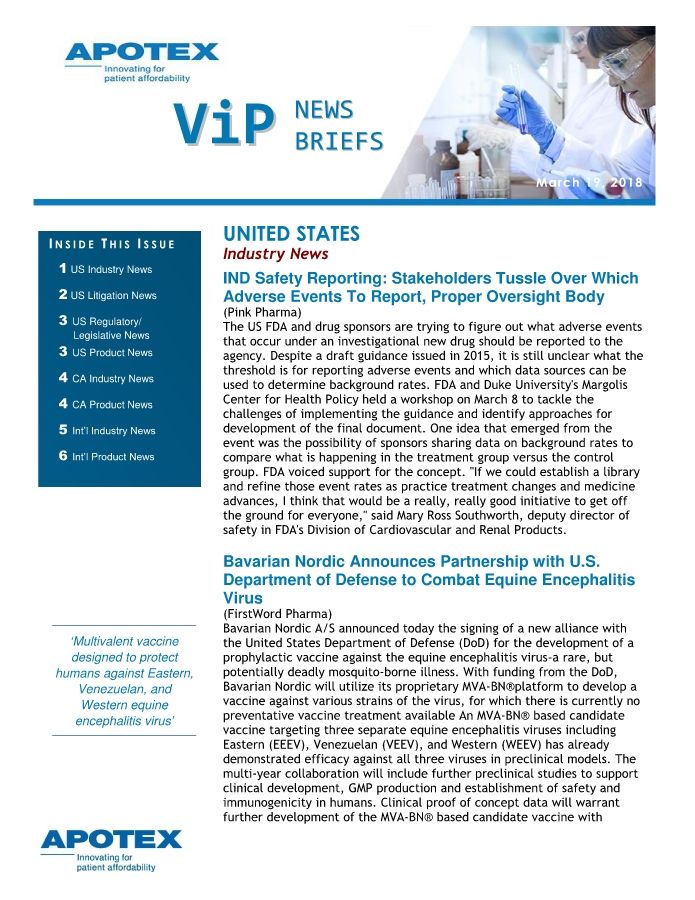 3-19-2018 VIP News Briefs