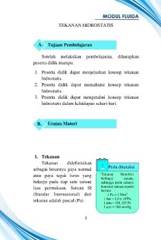 Emodul Tekanan Hidrostatis