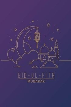 Rofij and Hafij's  Eid card 