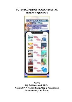 TUTORIAL PERPUSTAKAAN DIGITAL BERBASIS QR CODE