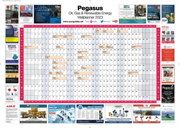 Pegasus Wallplanner 2023