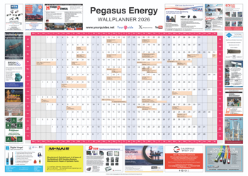 Pegasus Energy Wallplanner 2026