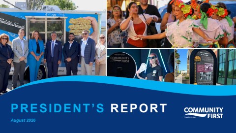 President's Report August 2026