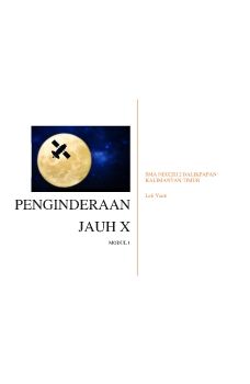 PENGINDERAAN JAUH x