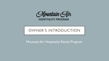 Mountain Air Hospitality Program